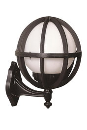 Opviq BAP-68080-BSY-M3-OP Lámpara de Pared Exterior Negro y Blanco